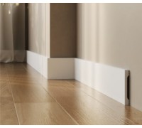 Плинтус из дюрополимера Solid UHD 67/80 D Белый 80*10