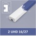 Рейка | молдинг Solid UHD 16/27 Белый 27*15