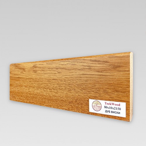Плинтус МДФ Teckwood Виски прямой 80*10 