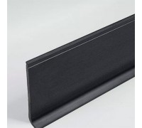 Плинтус напольный из дюрополимера Marca Bello Strada 100 Черный 100*16